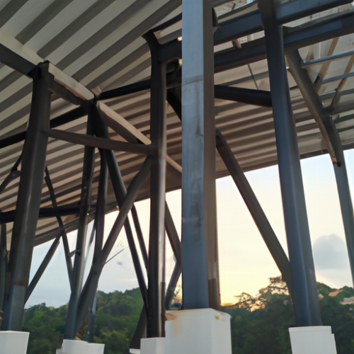 What is a cantilever column and how is it used in building design?