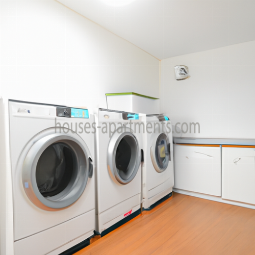 Are there any rules or guidelines regarding the usage of laundry room facilities for non-residents or guests?